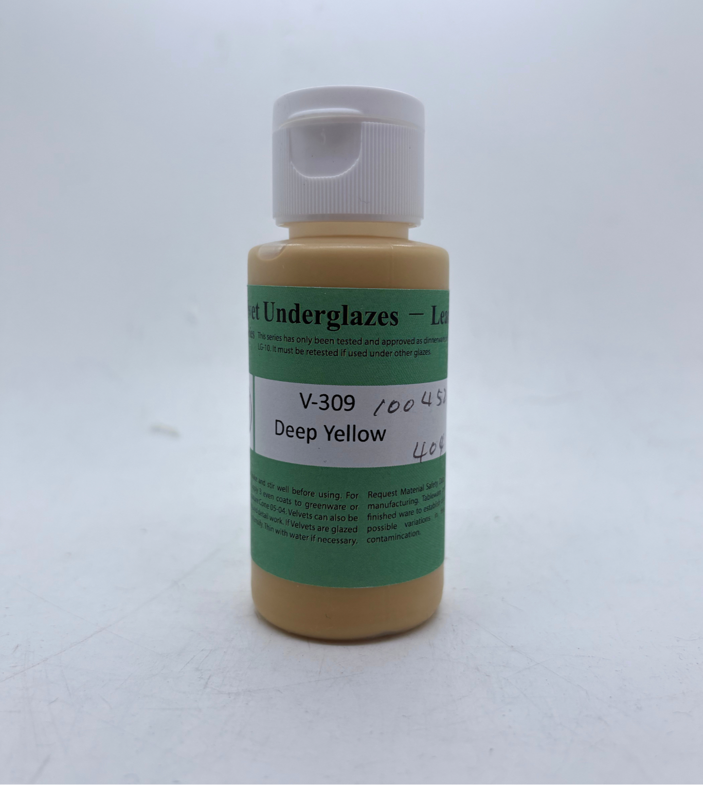 AMACO Velvet Underglaze - V-309 Deep Yellow - 深黃釉下彩