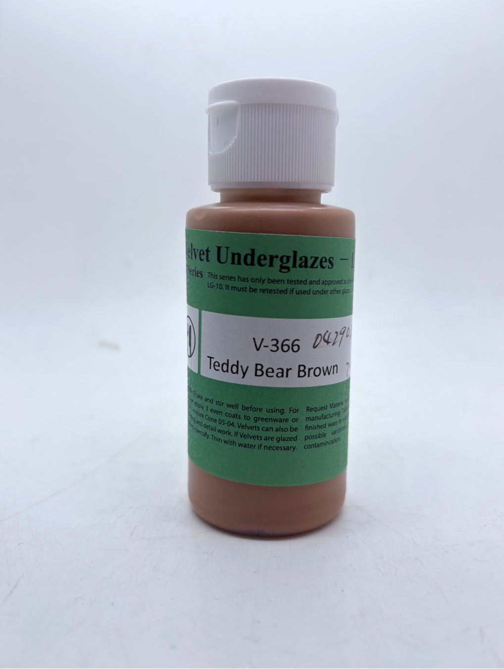 AMACO Velvet Underglaze - V-366 Teddy Bear Brown - 熊啡釉下彩