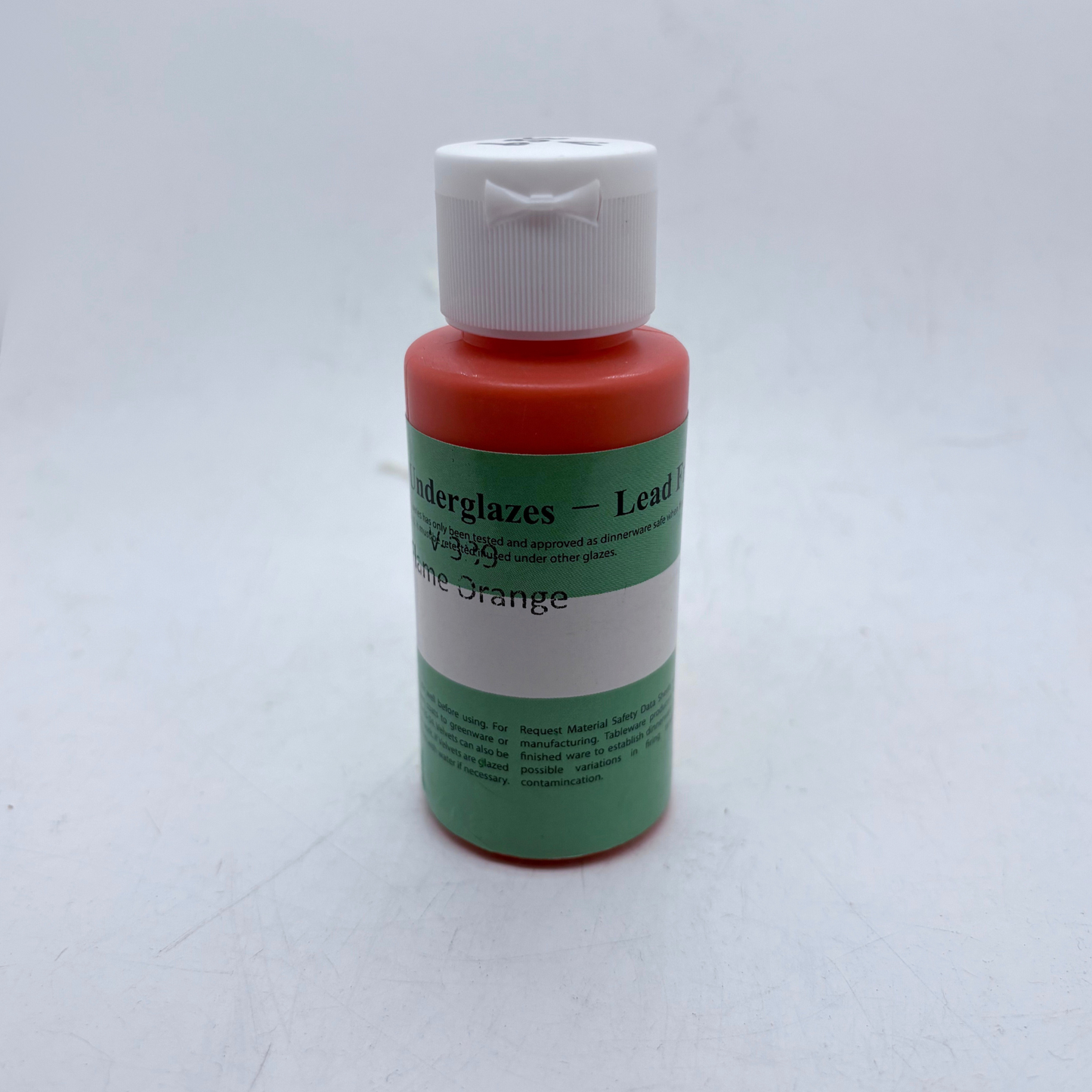 AMACO Velvet Underglaze - V-389 Flame Orange - 焰橙釉下彩