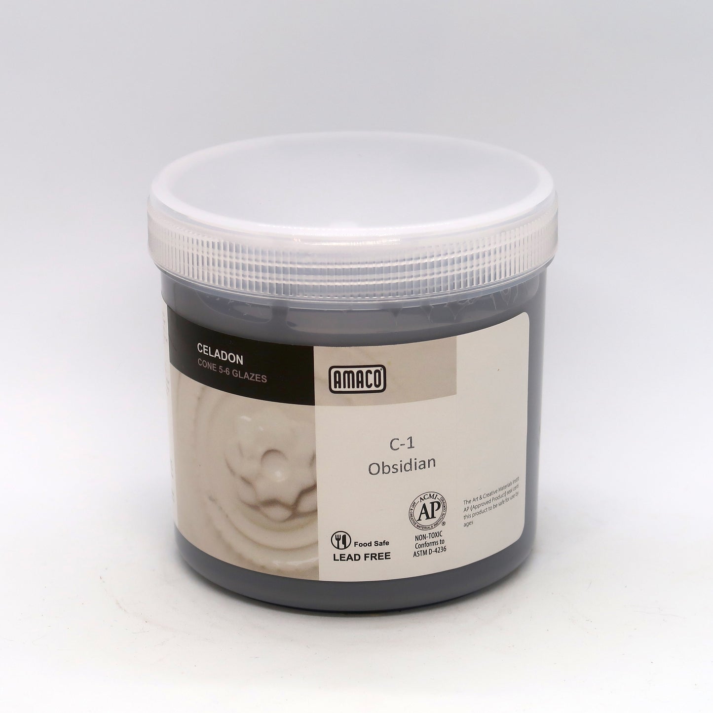 AMACO Celadon - C-1 Obsidian (16oz)