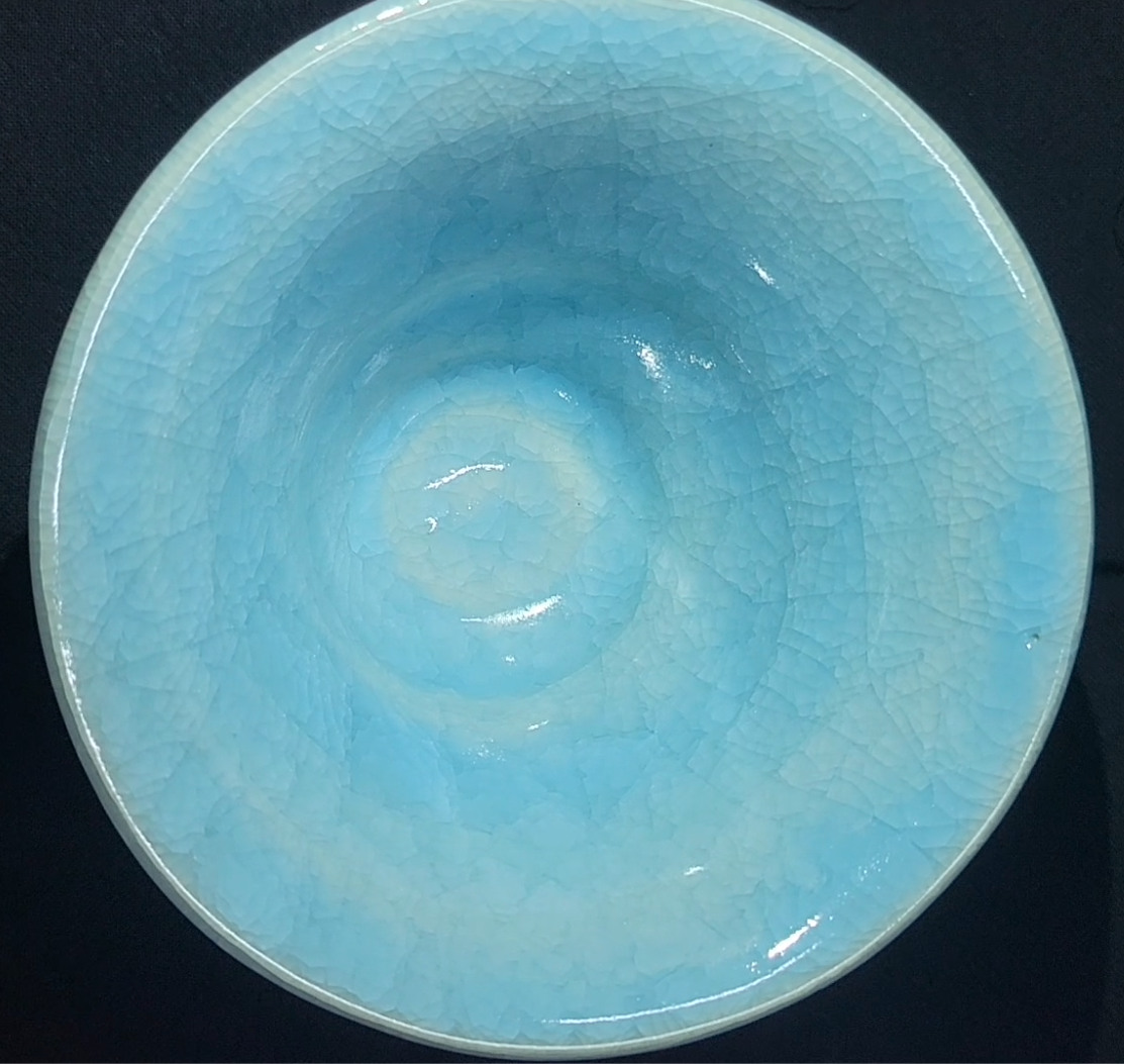 Japan Glaze Azure Crackle 日本信樂 JPG-K02 水藍冰裂 (10oz)