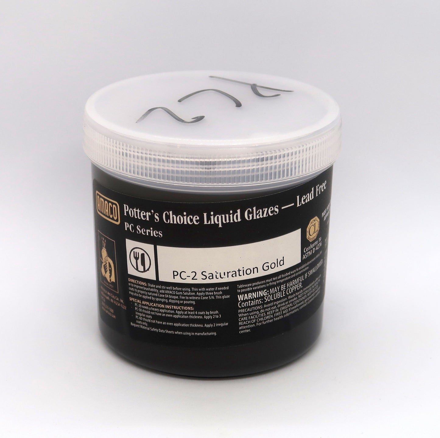 AMACO Potter's Choice - PC-2 Saturation Gold - (16oz)