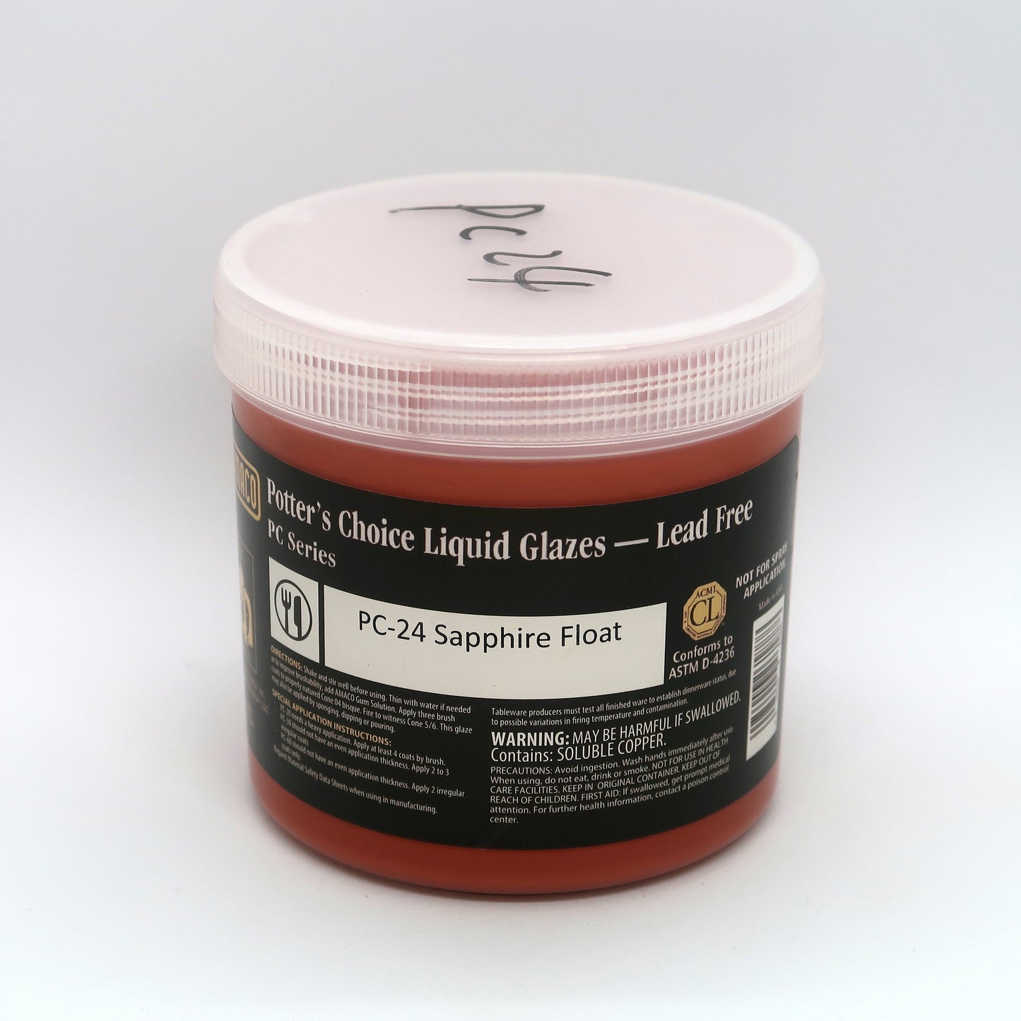 AMACO Potter's Choice - PC-24 Sapphire Float (16oz)