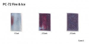 Amaco Potter's Choice - PC-72 Fire & Ice (16oz)