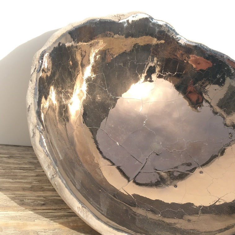 BOTZ Earthenware Glaze - 9541 Crackle Glossy Gold - 低溫色釉 亮金色 (200ml)