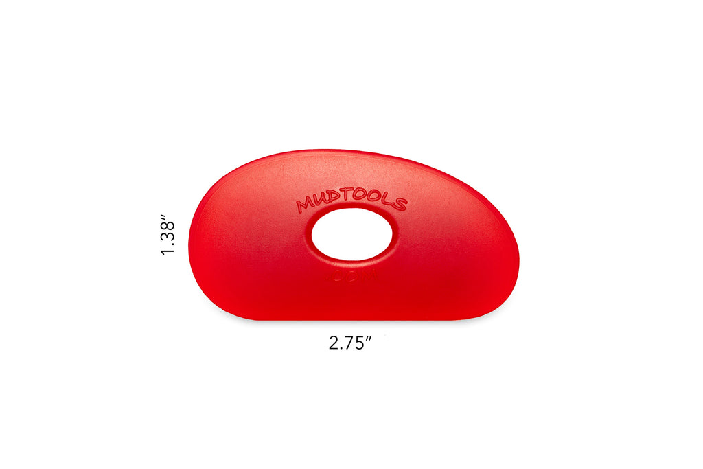 MUDTOOLS Polymer Rib - Shape 0 (With choices of flexibility) 刮片- 0號