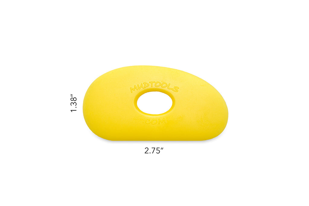 MUDTOOLS Polymer Rib - Shape 0 (With choices of flexibility) 刮片- 0號