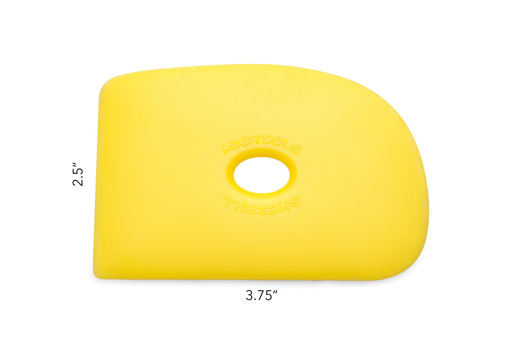 MUDTOOLS Polymer Rib - Shape 2 (With choices of flexibility) 刮片 - 2號