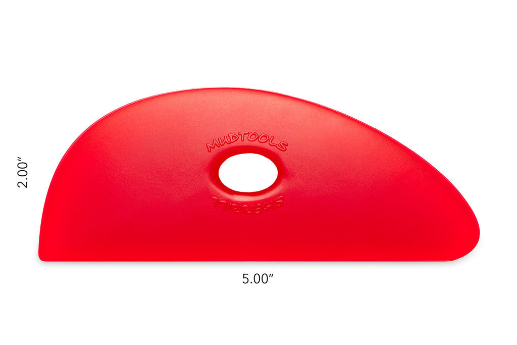 MUDTOOLS Polymer Rib - Shape 3 (With choices of flexibility) 刮片 - 3號