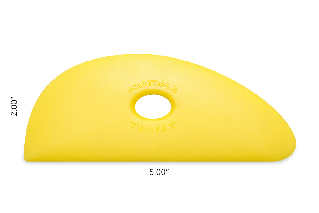 MUDTOOLS Polymer Rib - Shape 3 (With choices of flexibility) 刮片 - 3號