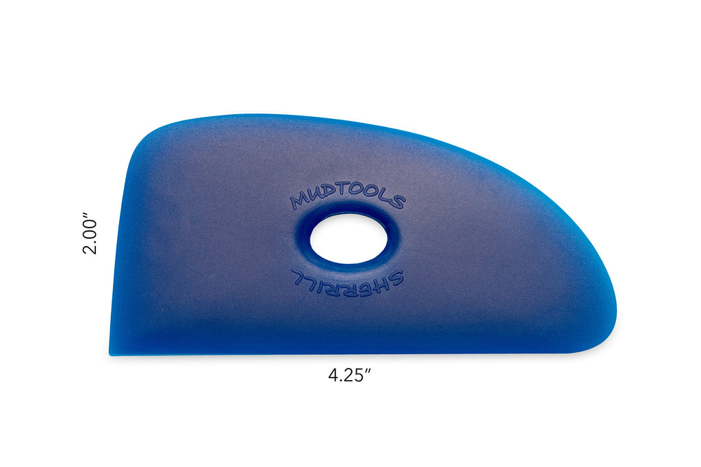 MUDTOOLS Polymer Rib - Shape 4 (With choices of flexibility) 刮片 - 4號