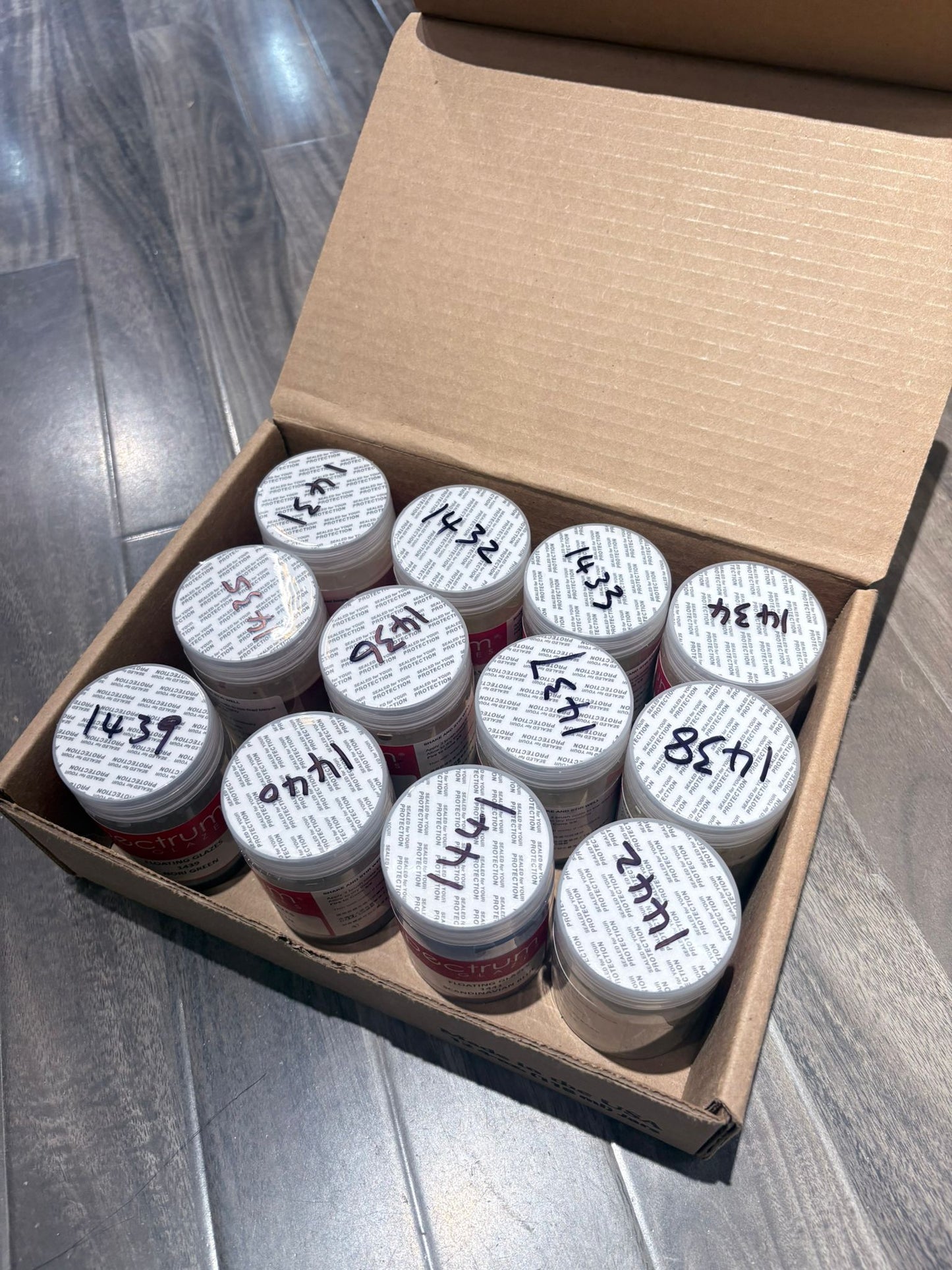 SPECTRUM FLOATING Glaze - 12 colours 4oz set