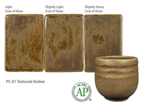 AMACO Potter's Choice - PC-61 Textured Amber (16oz)