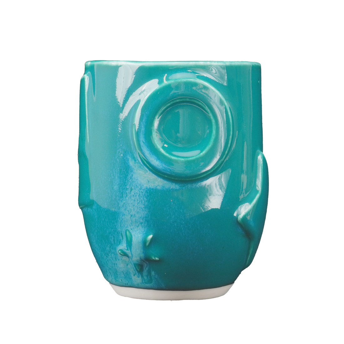Laguna USA - Mid-fire Cone 5 Mystic & Dynasty Textured Series - WC-108 Power Turquoise (16oz)