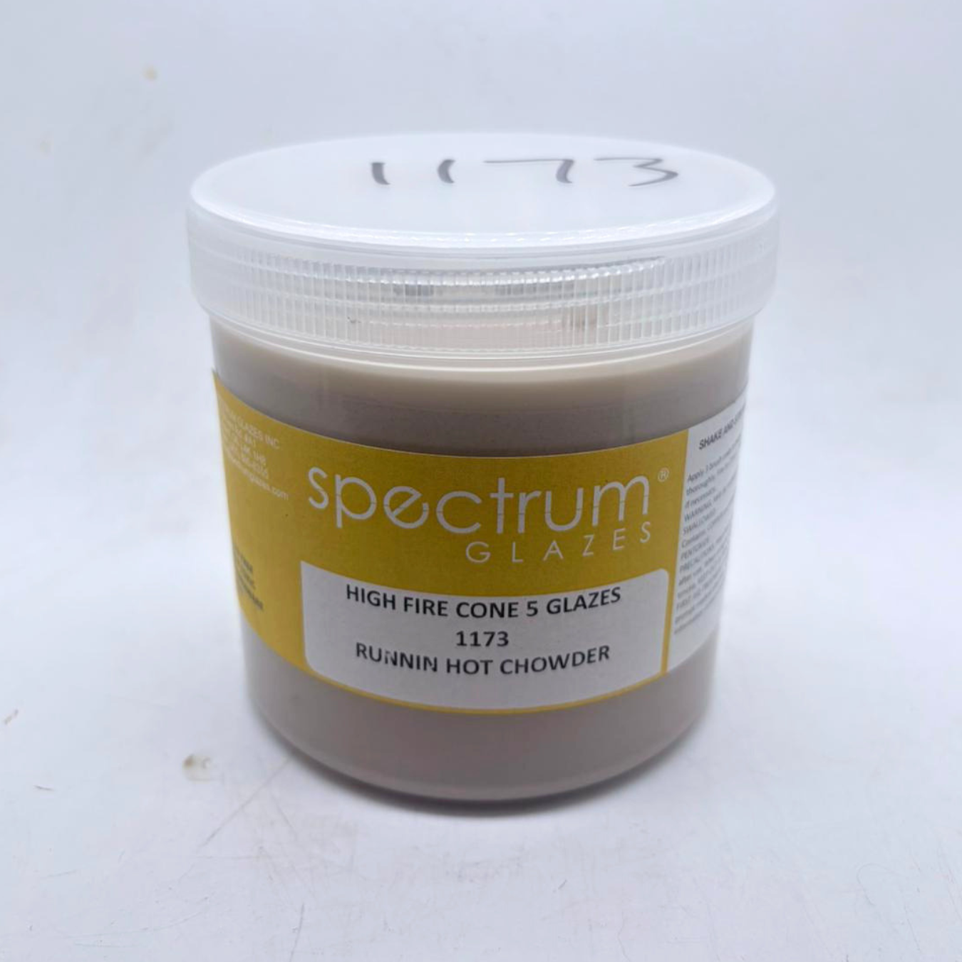 SPECTRUM Opaque Gloss Glaze - 1173 Running Hot Chowder 亮橙黃