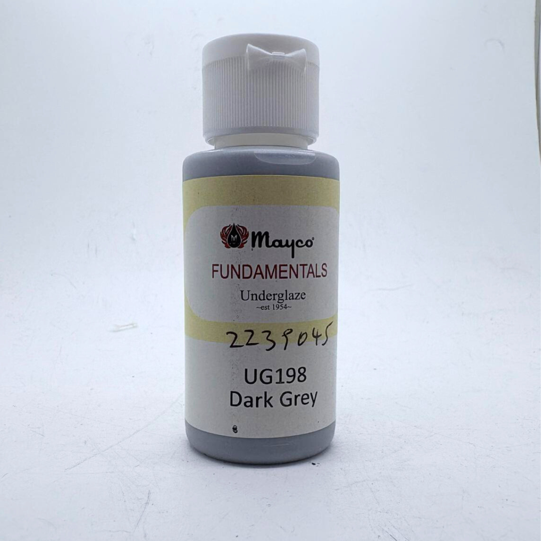 MAYCO Fundamentals Underglaze - UG198 - Dark Grey - 深灰釉下彩