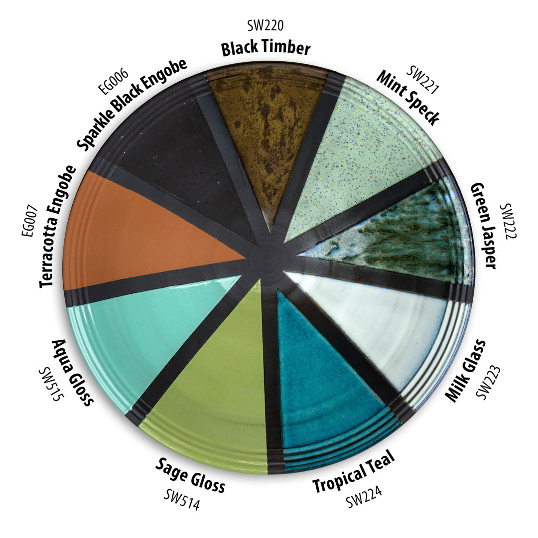 2025 Mayco Stoneware Glaze - SW-224 Tropical Teal (16oz)