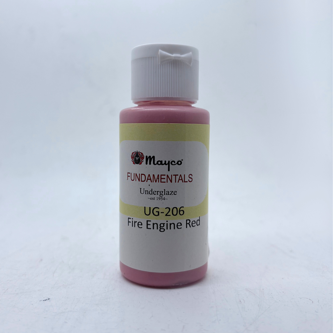 MAYCO Fundamentals Underglaze - UG206 Fire Engine Red - 消防車紅釉下彩