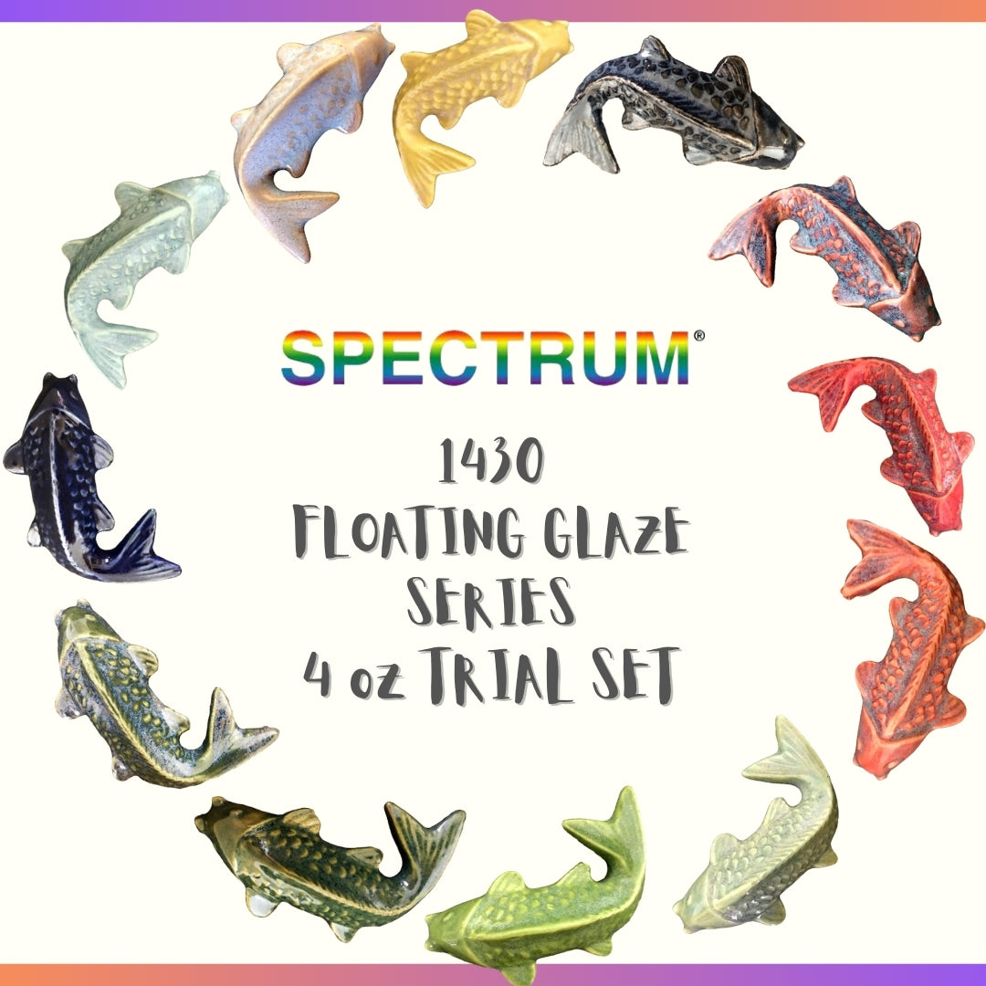 SPECTRUM FLOATING Glaze - 12 colours 4oz set