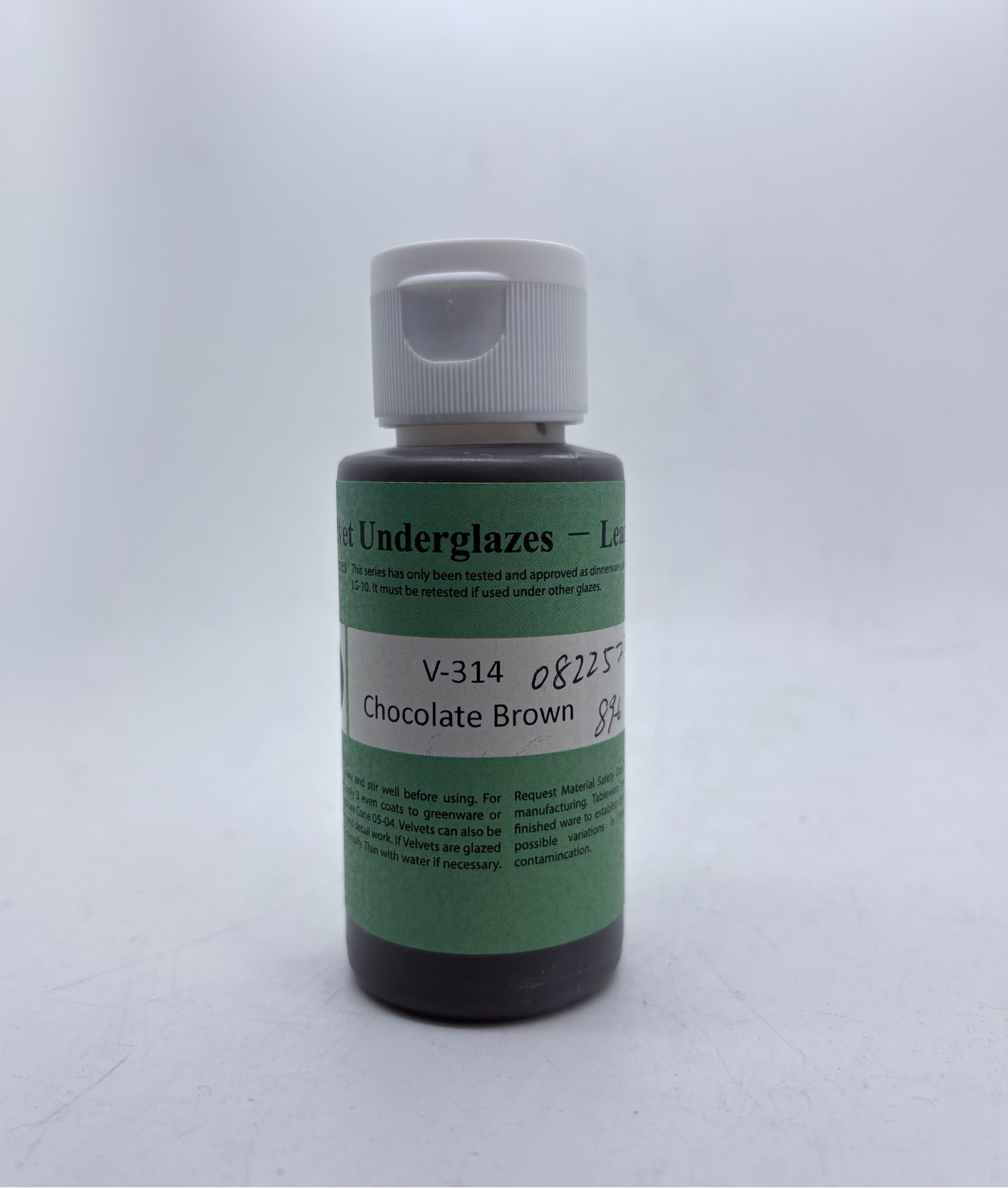 AMACO Velvet Underglaze - V-314 Chocolate Brown - 巧克力釉下彩