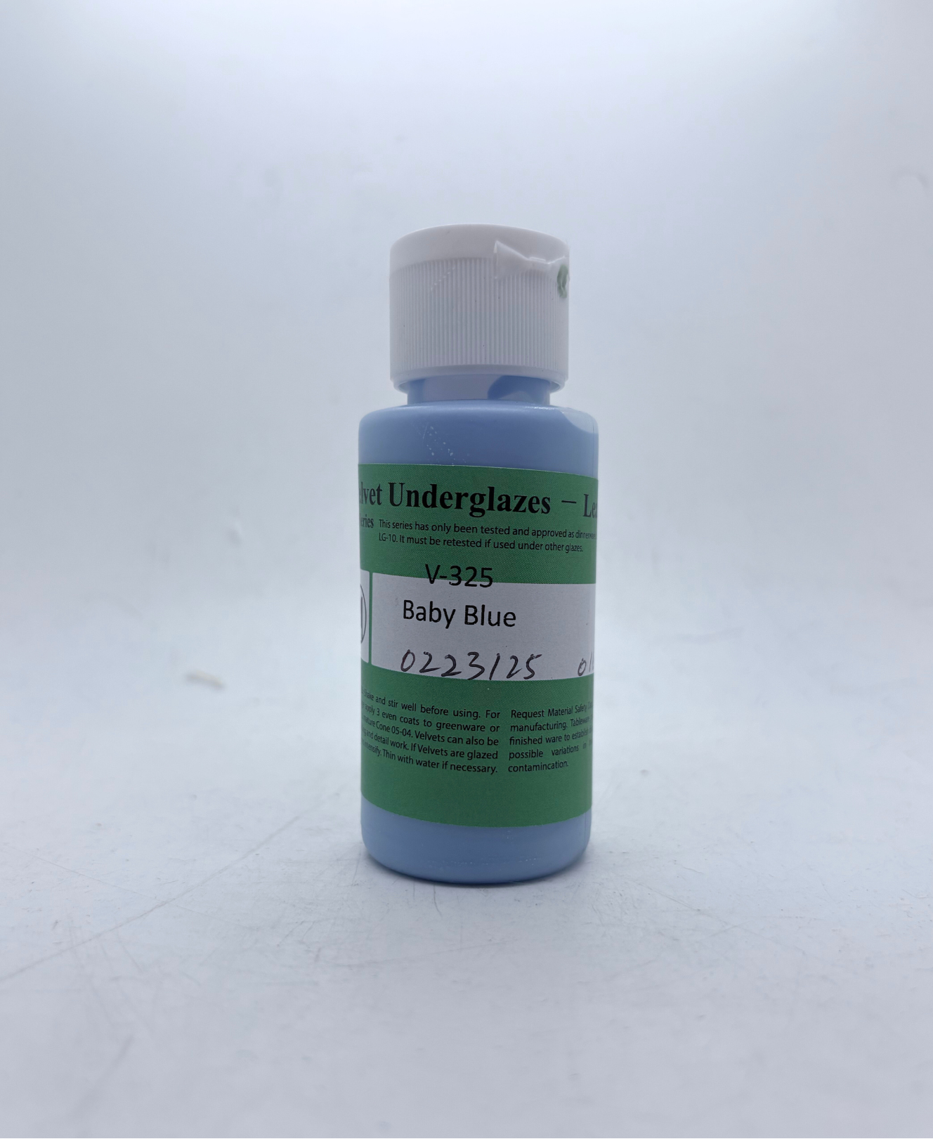 AMACO Velvet Underglaze - V-325 Baby Blue - 粉藍釉下彩