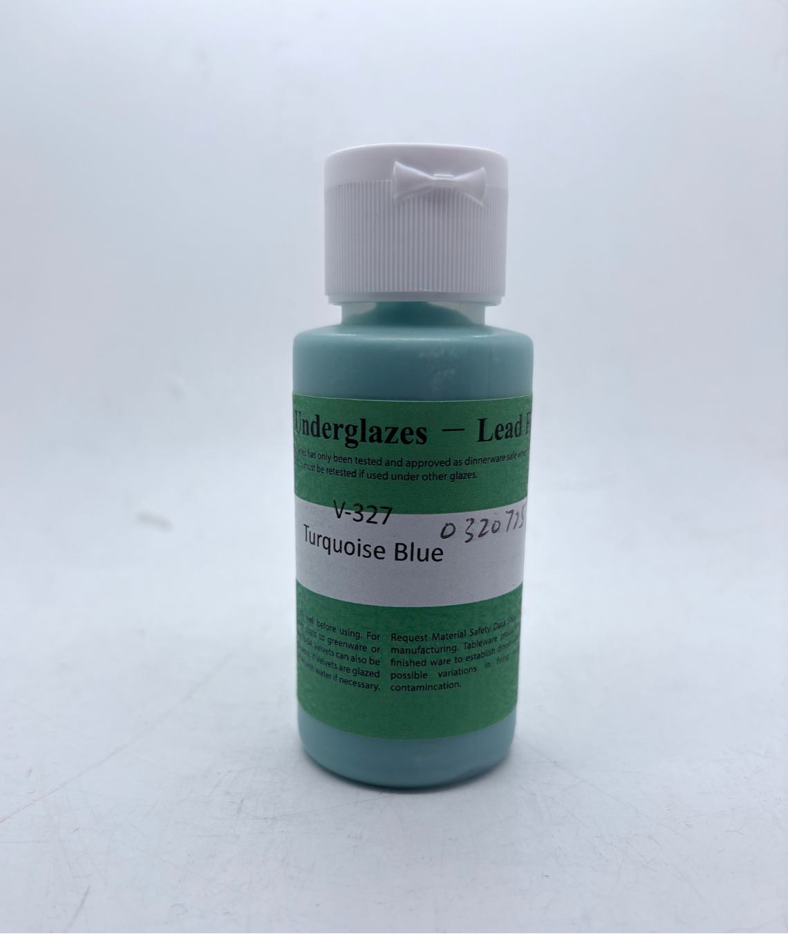 AMACO Velvet Underglaze - V-327 Turquoise Blue - 綠松石藍釉下彩