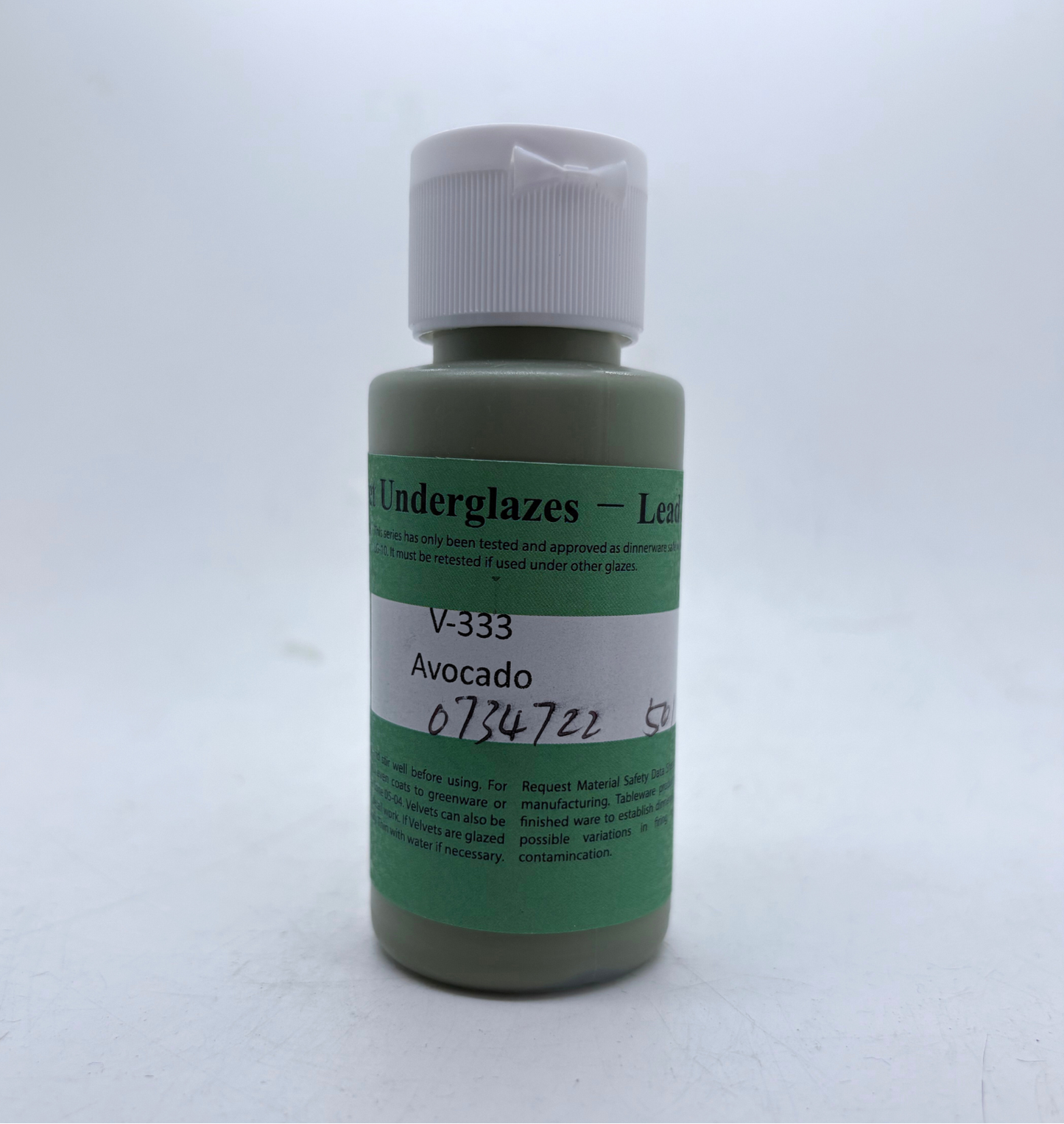 AMACO Velvet Underglaze - V-333 Avocado - 酪梨綠釉下彩