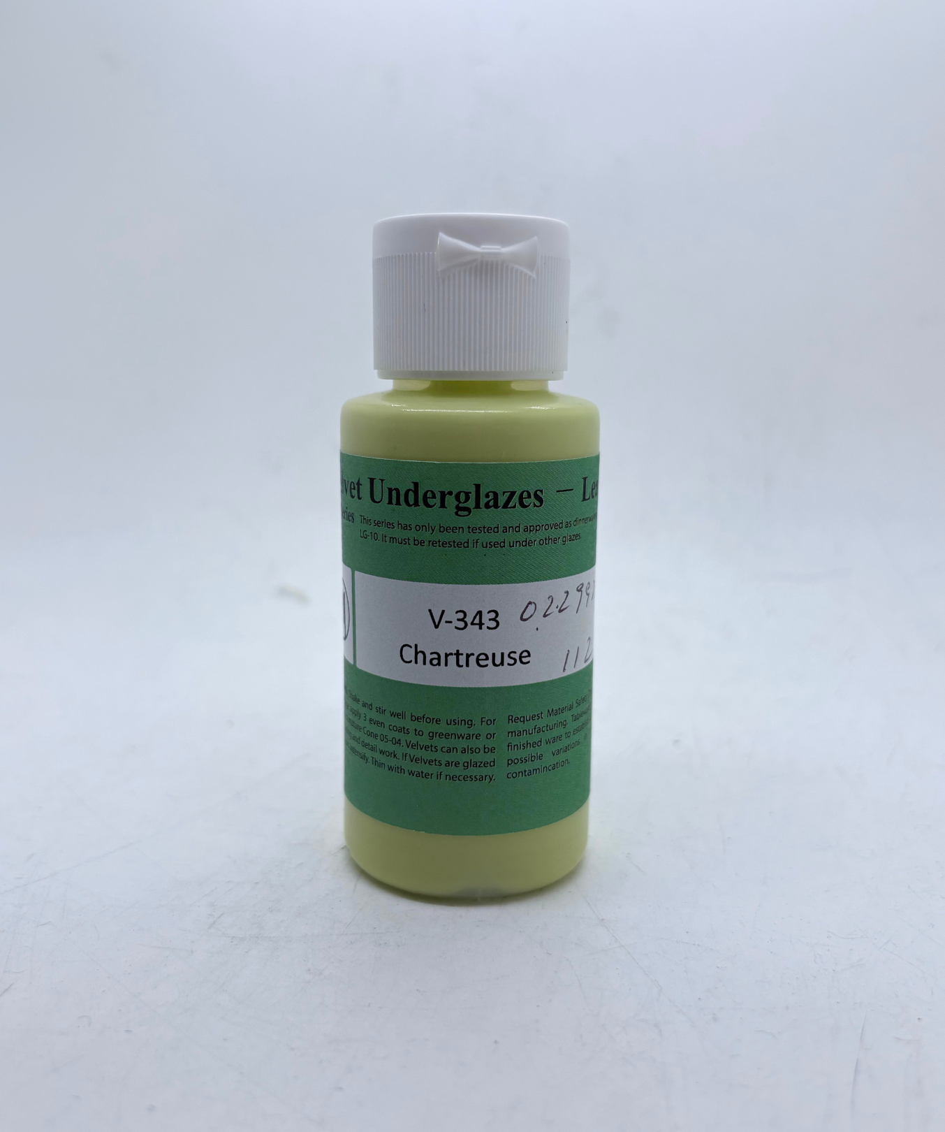 AMACO Velvet Underglaze - V-343 Chartreuse - 黃綠釉下彩