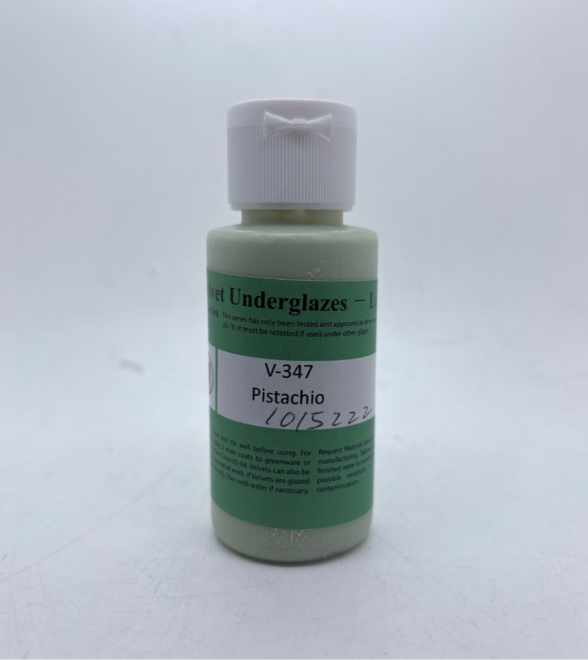 AMACO Velvet Underglaze - V-347 Pistachio - 開心果綠釉下彩