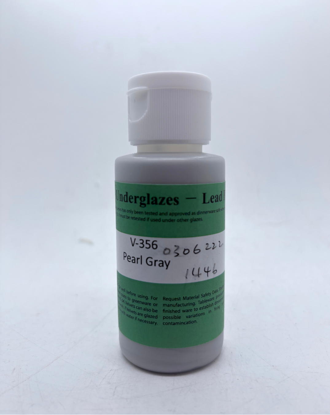 AMACO Velvet Underglaze - V-356 Pearl Gray - 銀灰釉下彩