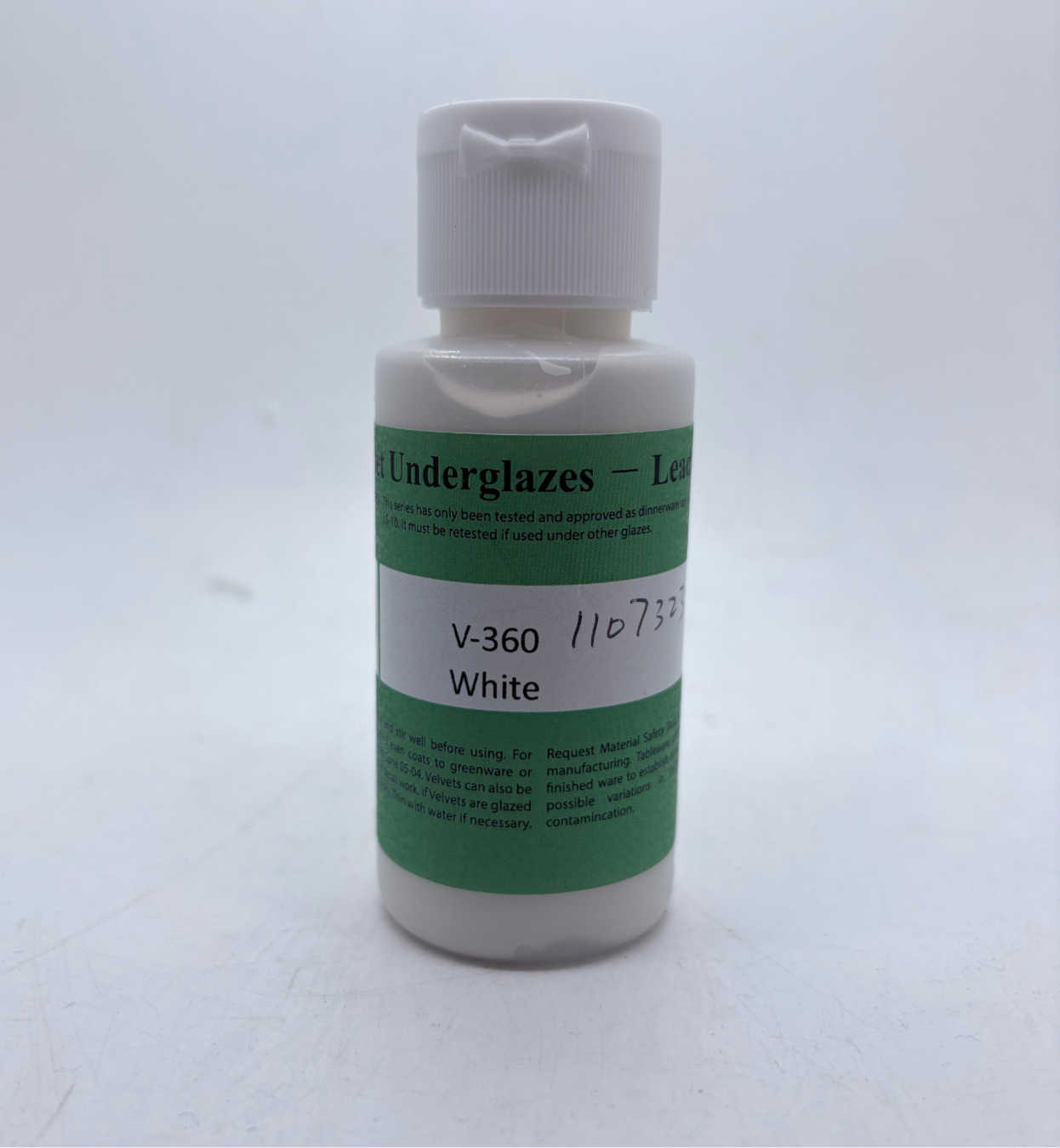 AMACO Velvet Underglaze - V-360 White - 白釉下彩
