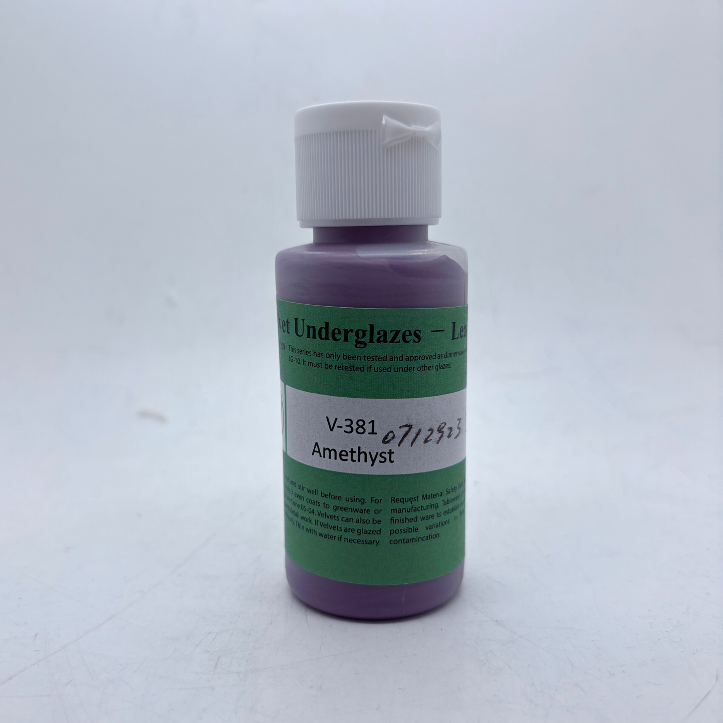 AMACO Velvet Underglaze - V-381 Amethyst - 紫水晶釉下彩