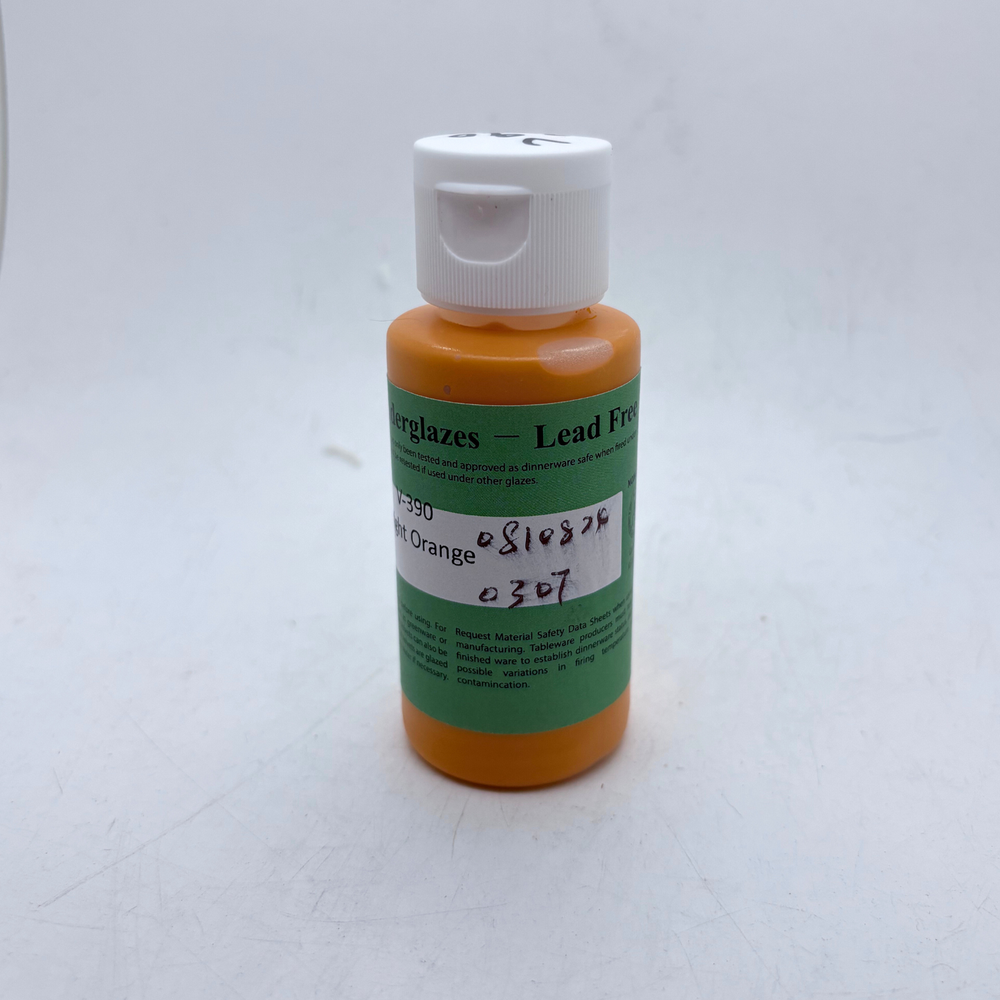 AMACO Velvet Underglaze - V-390 Bright Orange - 亮橙釉下彩