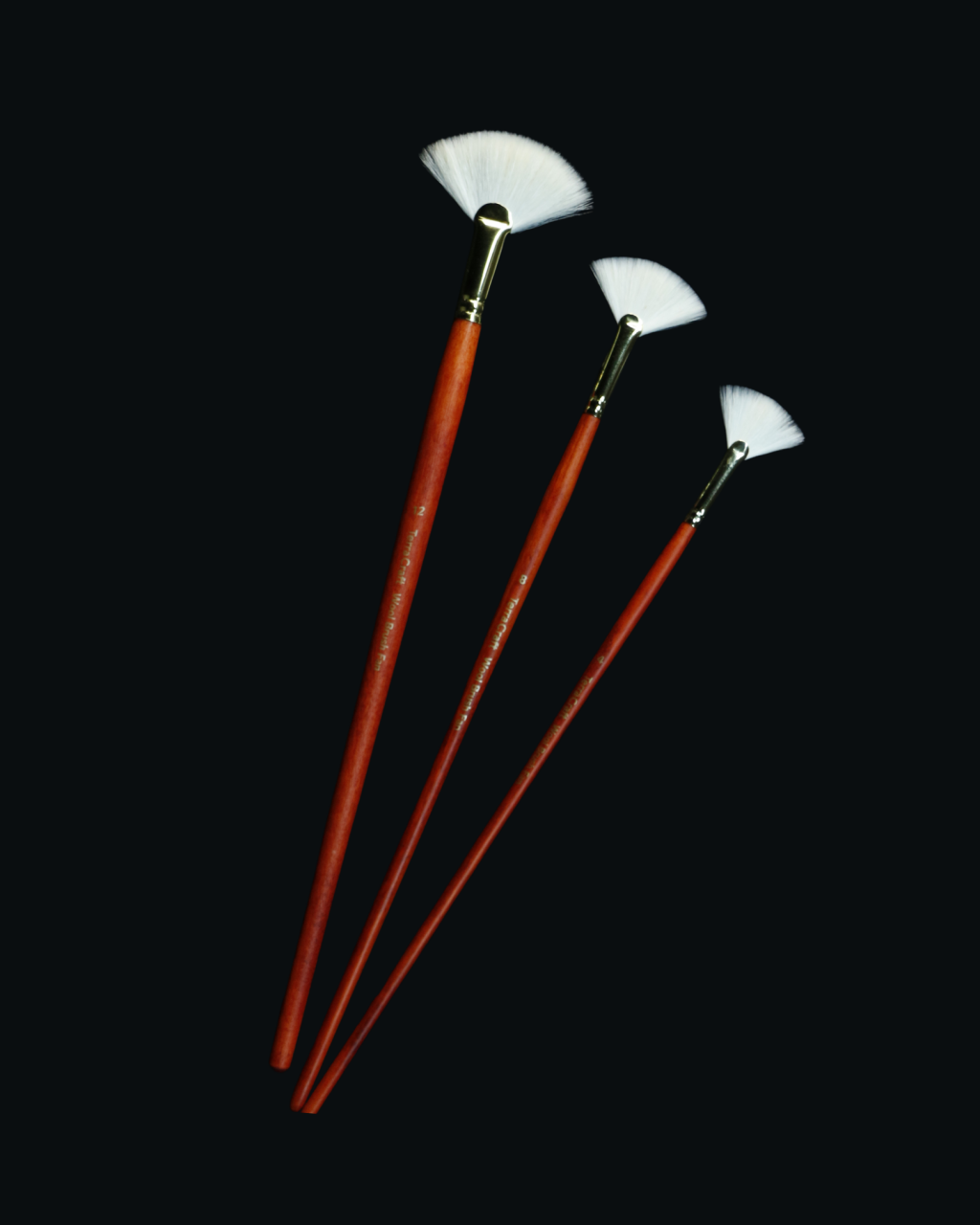 TerraCraft - Wool Brush Fan Set with Leather Case