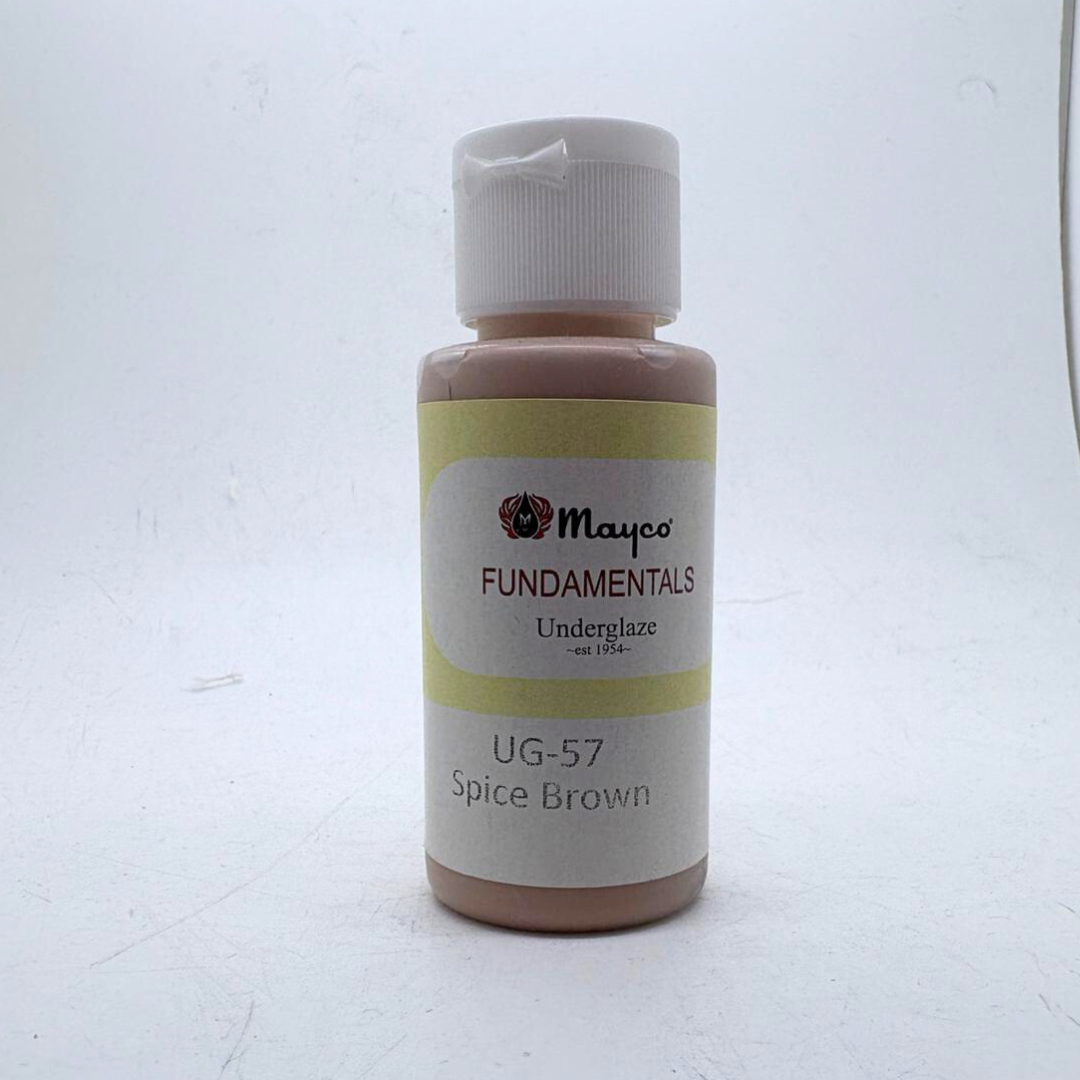 MAYCO Fundamentals Underglaze - UG57 Spice Brown - 香料棕釉下彩