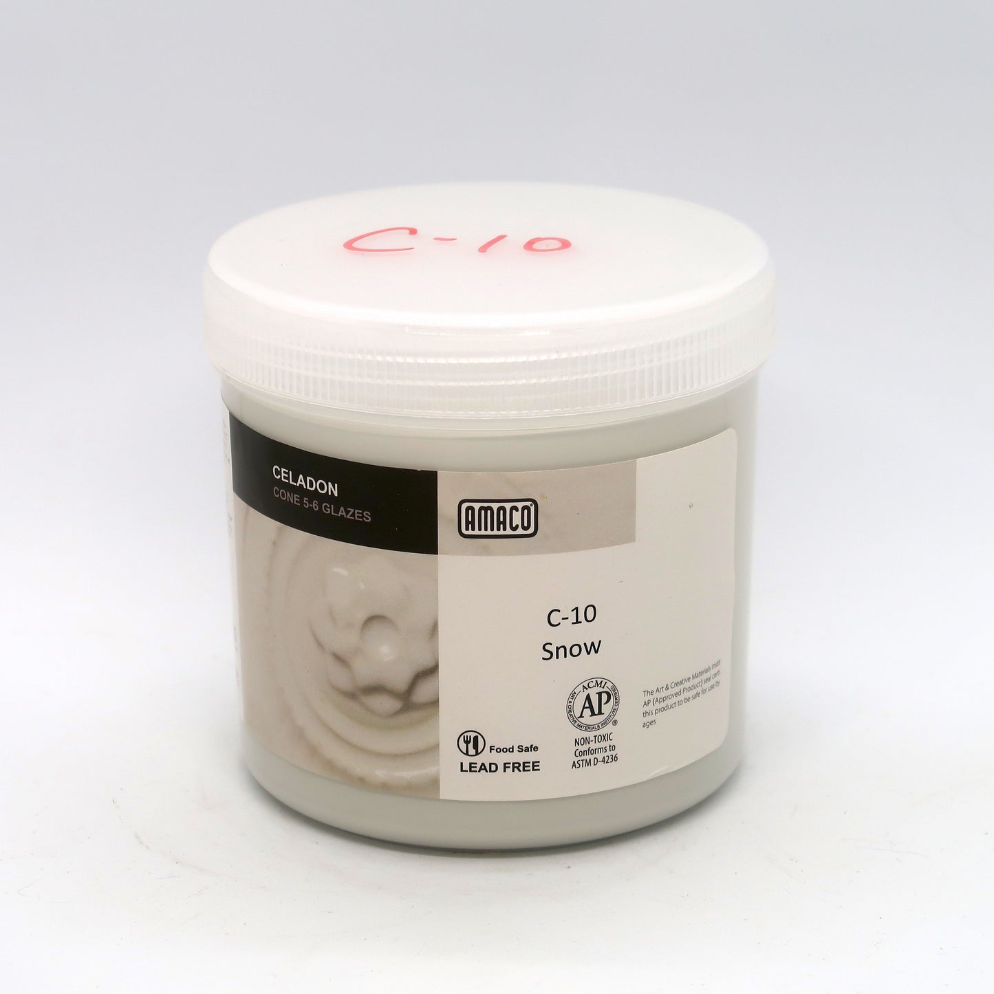 AMACO Celadon - C-10 Snow (16oz)