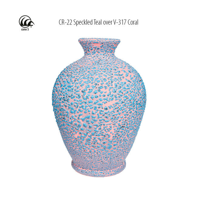 Amaco Crawls - CR-22 Speckled Teal (16oz)