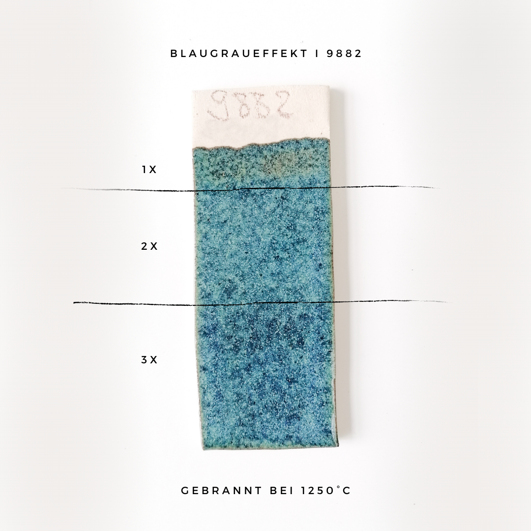 BOTZ Stoneware Glaze - 9882 Blue Grey Speckle - 高溫色釉 藍灰色斑點 (200ml)