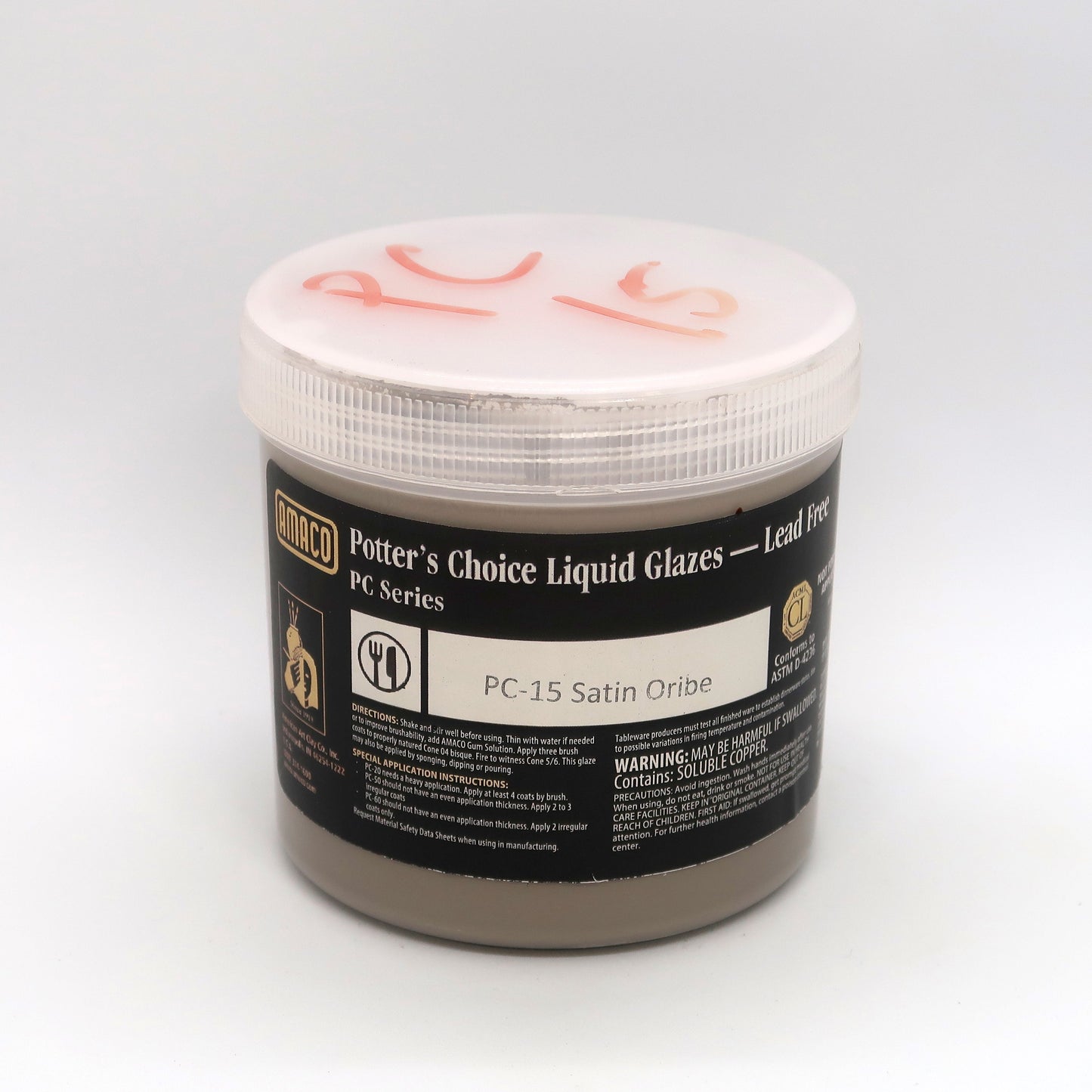 AMACO Potter's Choice - PC-15 Satin Oribe -  (16oz)