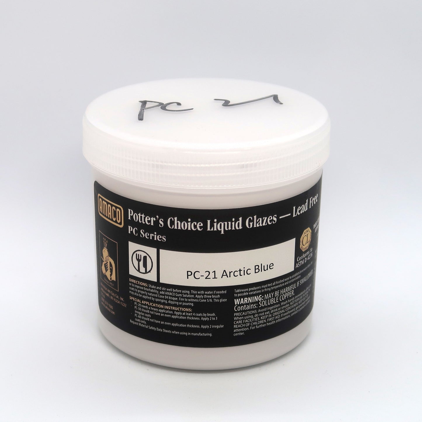 AMACO Potter's Choice - PC-21 Arctic Blue (16oz)