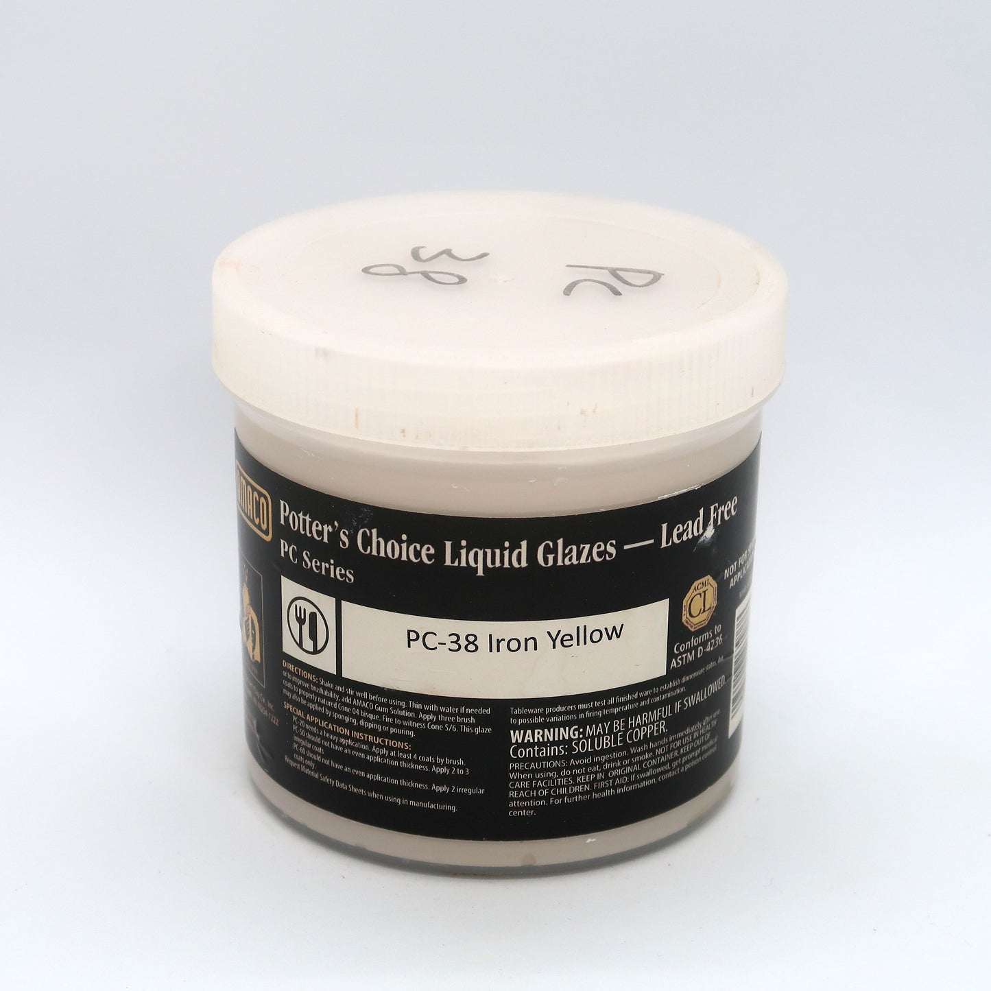 AMACO Potter's Choice - PC-38 Iron Yellow (16oz)