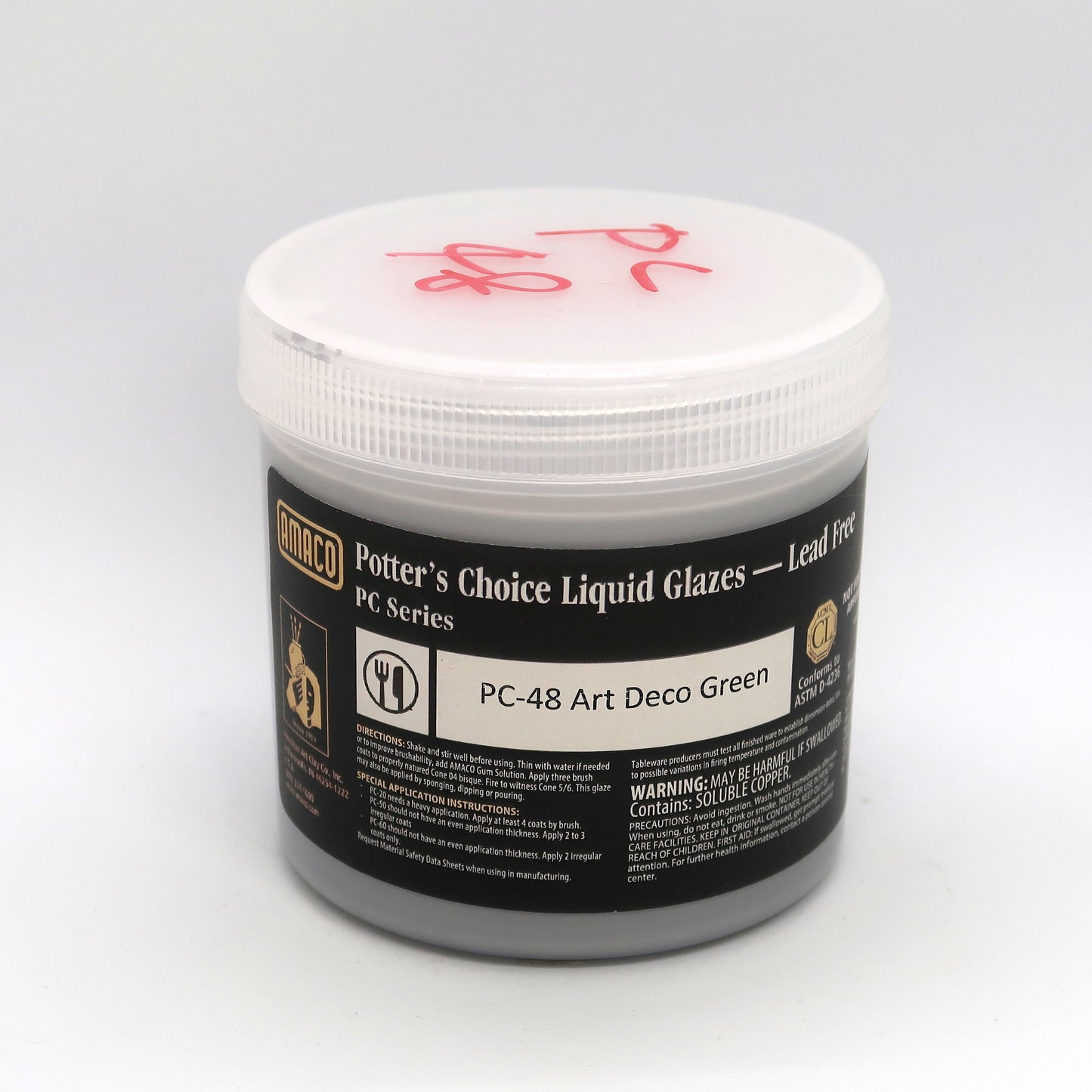 AMACO Potter's Choice - PC-48 Art Deco Green  (16oz)