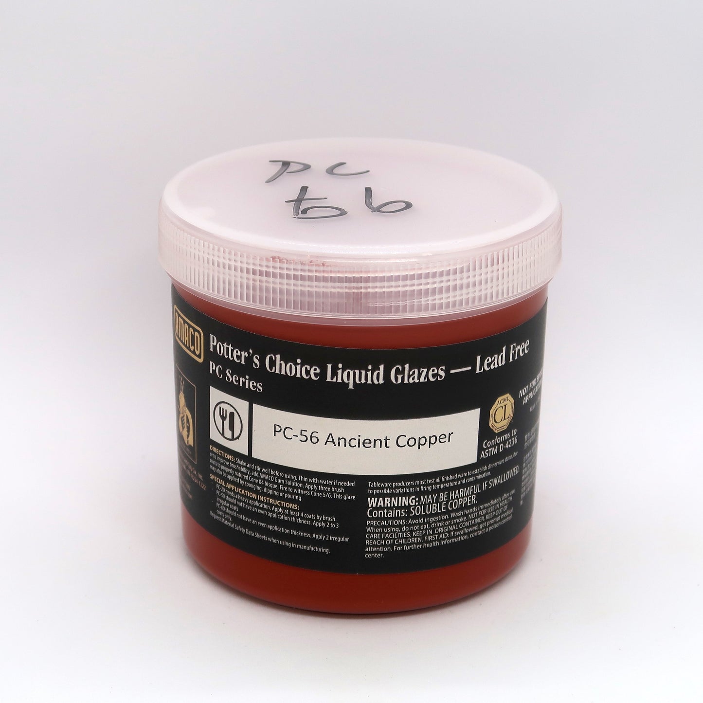 AMACO Potter's Choice - PC-56 Ancient Copper (16oz)