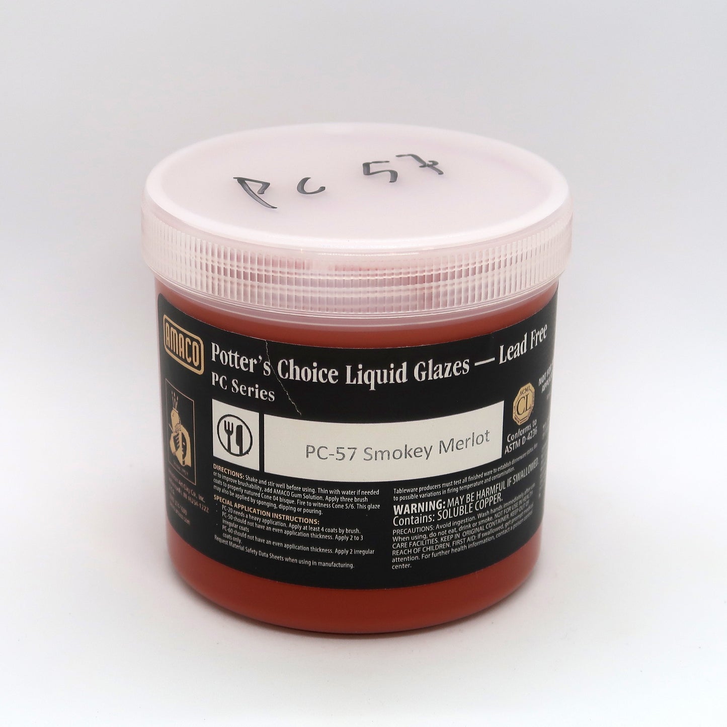 AMACO Potter's Choice - PC-57 Smokey Merlot  (16oz)