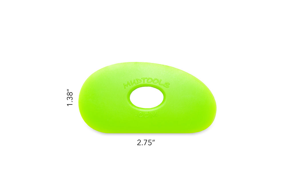 MUDTOOLS Polymer Rib - Shape 0 (With choices of flexibility) 刮片- 0號