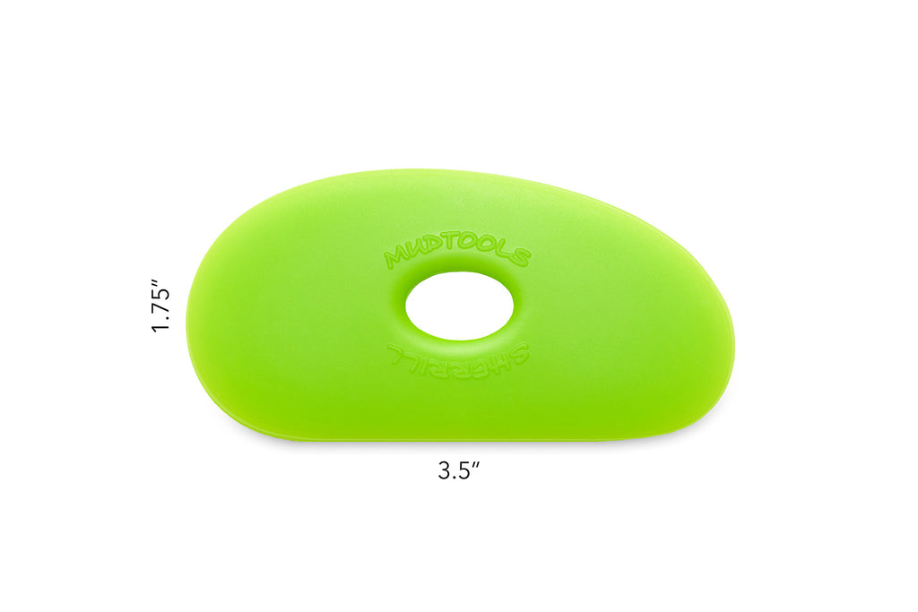 MUDTOOLS Polymer Rib - Shape 1 (With choices of flexibility) 刮片 - 1號