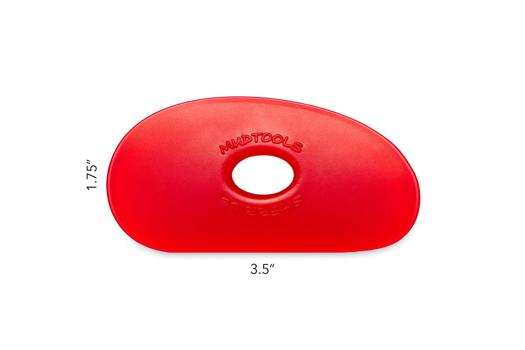 MUDTOOLS Polymer Rib - Shape 1 (With choices of flexibility) 刮片 - 1號