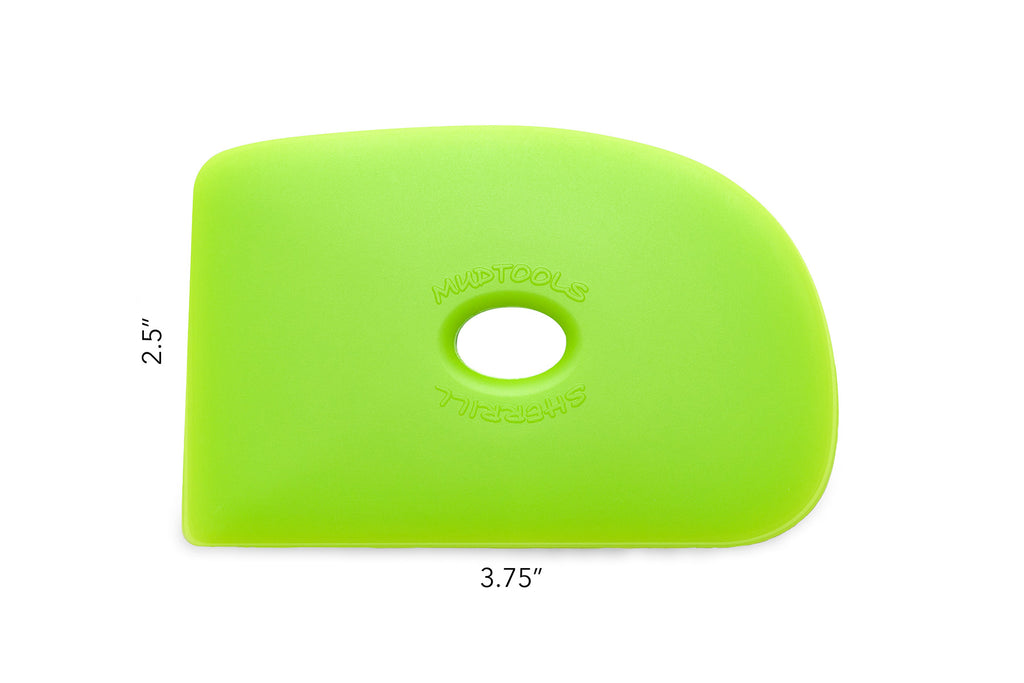 MUDTOOLS Polymer Rib - Shape 2 (With choices of flexibility) 刮片 - 2號