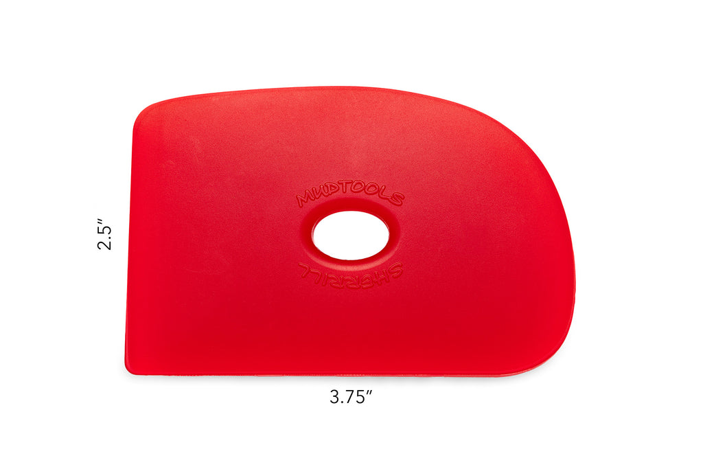 MUDTOOLS Polymer Rib - Shape 2 (With choices of flexibility) 刮片 - 2號