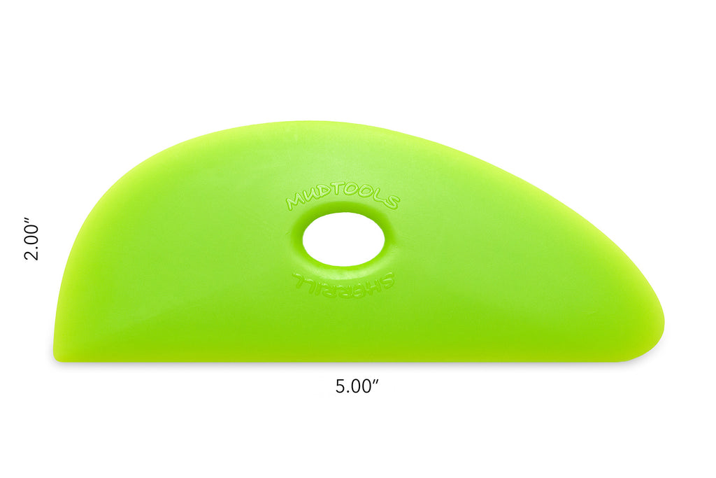 MUDTOOLS Polymer Rib - Shape 3 (With choices of flexibility) 刮片 - 3號